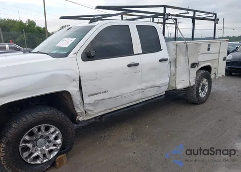 2015 Chevrolet Silverado 2500Hd Wt из США, поврежденный, VIN 1GB2KUEG0FZ521311